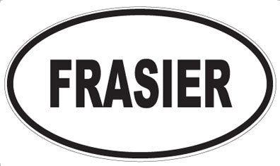 FRASIER - Oval Magnet