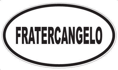FRATERCANGELO - Oval Magnet