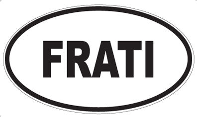FRATI - Oval Magnet