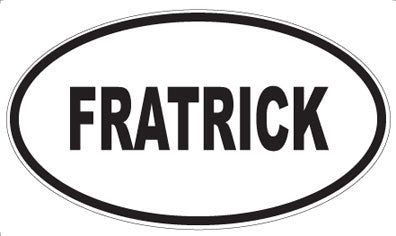 FRATRICK - Oval Sticker