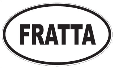 FRATTA - Oval Sticker