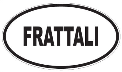 FRATTALI - Oval Sticker