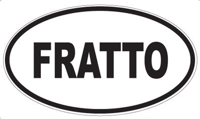 FRATTO - Oval Sticker