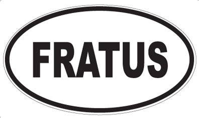 FRATUS - Oval Sticker