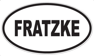 FRATZKE - Oval Magnet