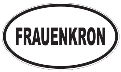 FRAUENKRON - Oval Magnet