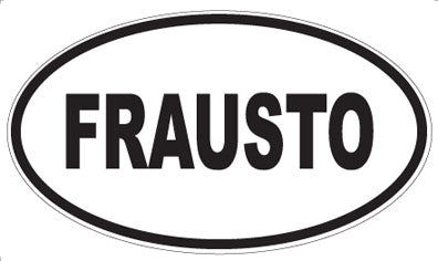 FRAUSTO - Oval Sticker
