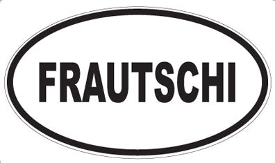 FRAUTSCHI - Oval Magnet