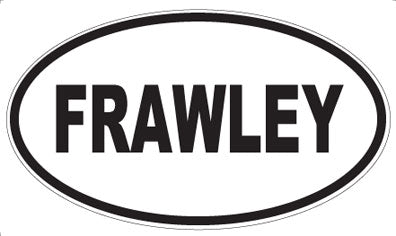 FRAWLEY - Oval Sticker