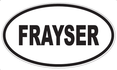 FRAYSER - Oval Magnet