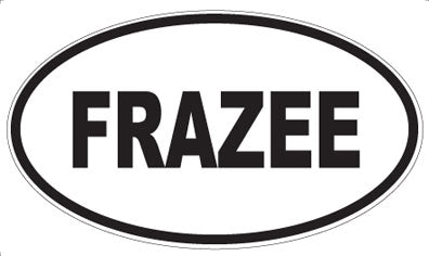 FRAZEE - Oval Magnet