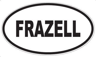 FRAZELL - Oval Sticker