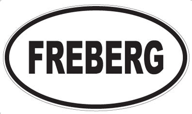 FREBERG - Oval Magnet