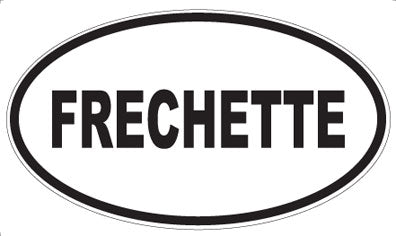 FRECHETTE - Oval Sticker