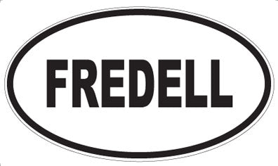 FREDELL - Oval Magnet