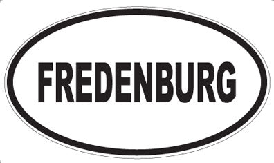 FREDENBURG - Oval Sticker