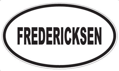 FREDERICKSEN - Oval Magnet