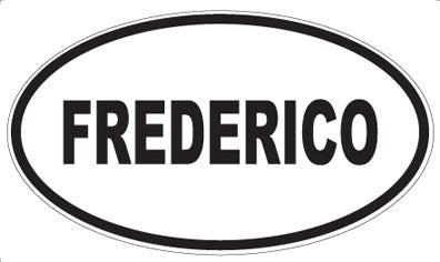 FREDERICO - Oval Magnet