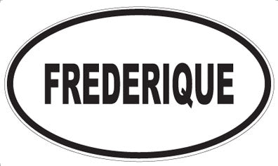 FREDERIQUE - Oval Magnet