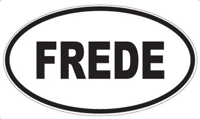 FREDE - Oval Magnet