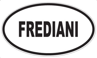 FREDIANI - Oval Sticker