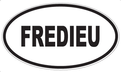 FREDIEU - Oval Magnet