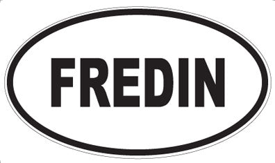 FREDIN - Oval Magnet