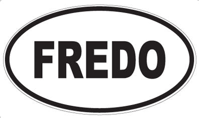 FREDO - Oval Magnet