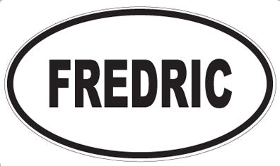 FREDRIC - Oval Magnet