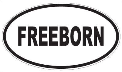 FREEBORN - Oval Magnet
