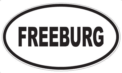 FREEBURG - Oval Magnet