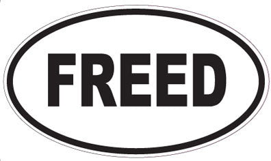 FREED - Oval Sticker