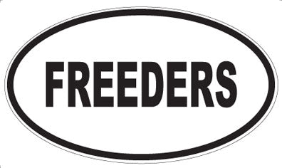FREEDERS - Oval Sticker