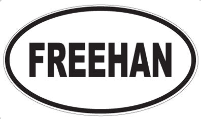 FREEHAN - Oval Magnet