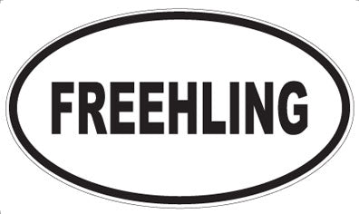 FREEHLING - Oval Sticker