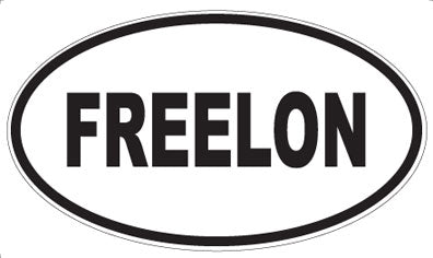 FREELON - Oval Sticker