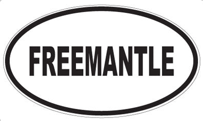 FREEMANTLE - Oval Magnet