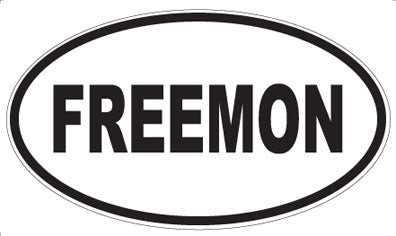 FREEMON - Oval Magnet