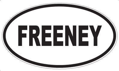 FREENEY - Oval Magnet