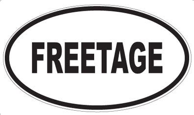FREETAGE - Oval Magnet