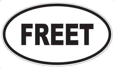 FREET - Oval Magnet