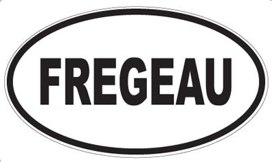 FREGEAU - Oval Magnet