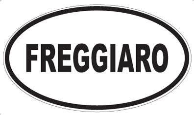 FREGGIARO - Oval Sticker