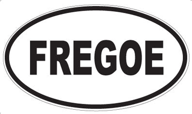FREGOE - Oval Sticker