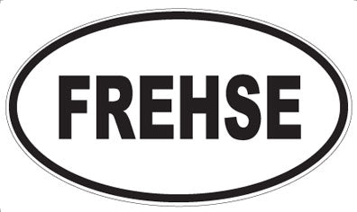 FREHSE - Oval Magnet