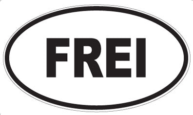 FREI - Oval Sticker