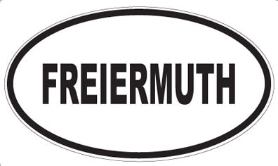 FREIERMUTH - Oval Magnet