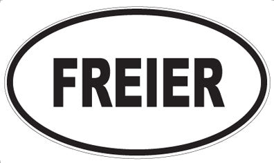 FREIER - Oval Magnet