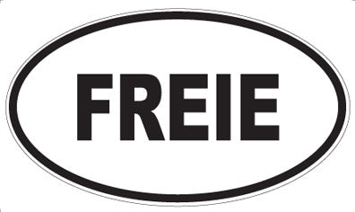 FREIE - Oval Magnet