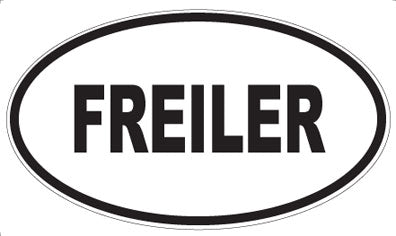 FREILER - Oval Magnet